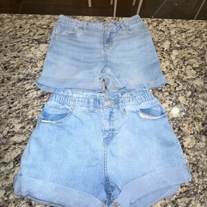 Cat & Jack Denim Blue Shorts Set
